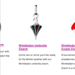 Links of London Wimbledon Umbrella charm 🌂
